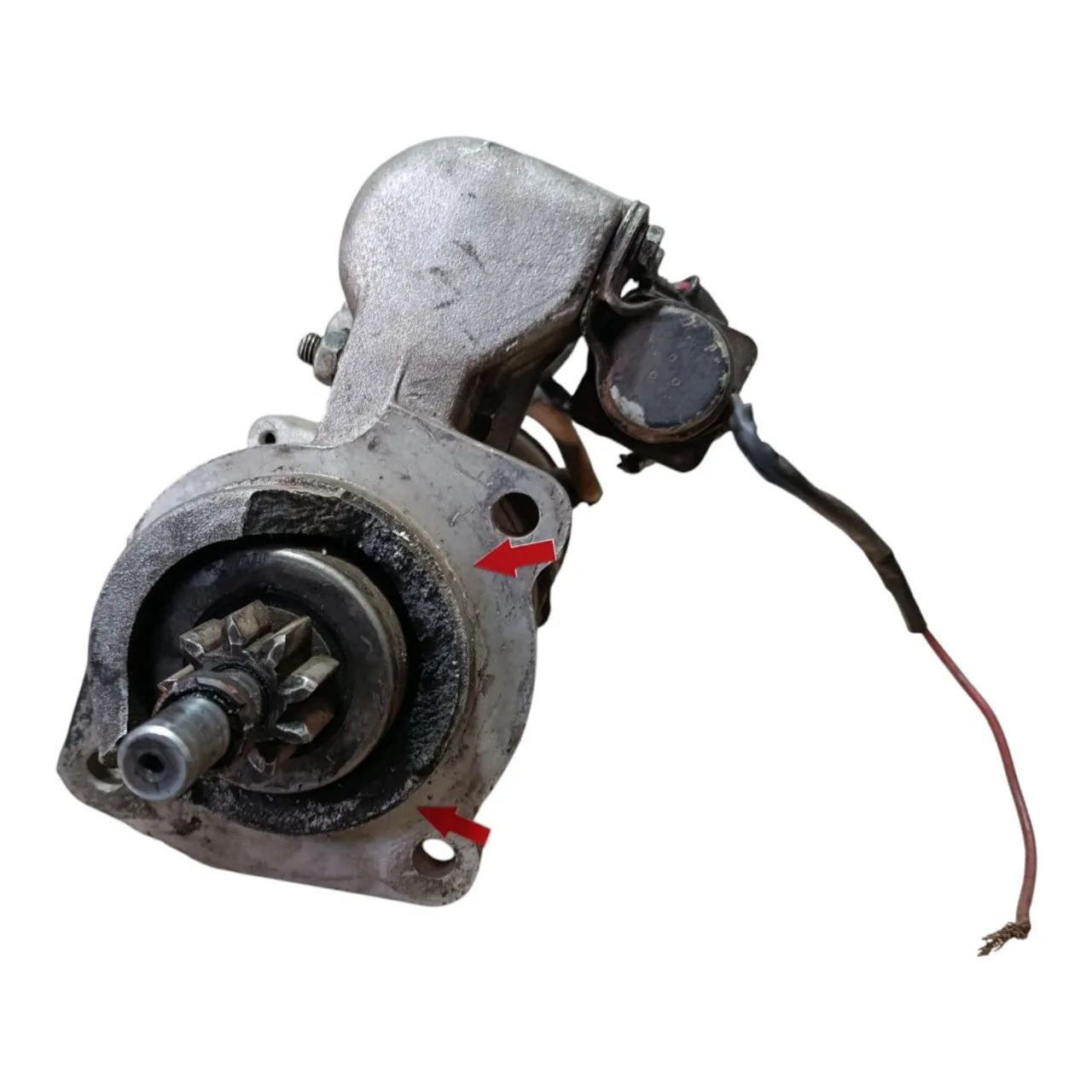 Motor Arranque Accelo Om 904 Fucinho Quebrado 24v 9 Dentes - Foto 4