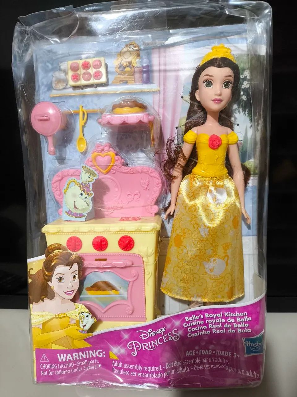 Boneca Disney princesa Bela cozinha real 