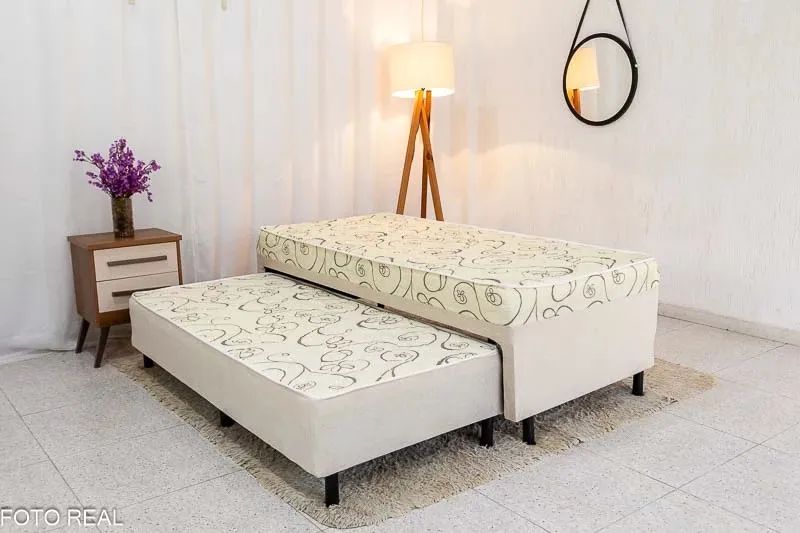 Cama Solteiro Unibox C/ Cama auxiliar rf55m