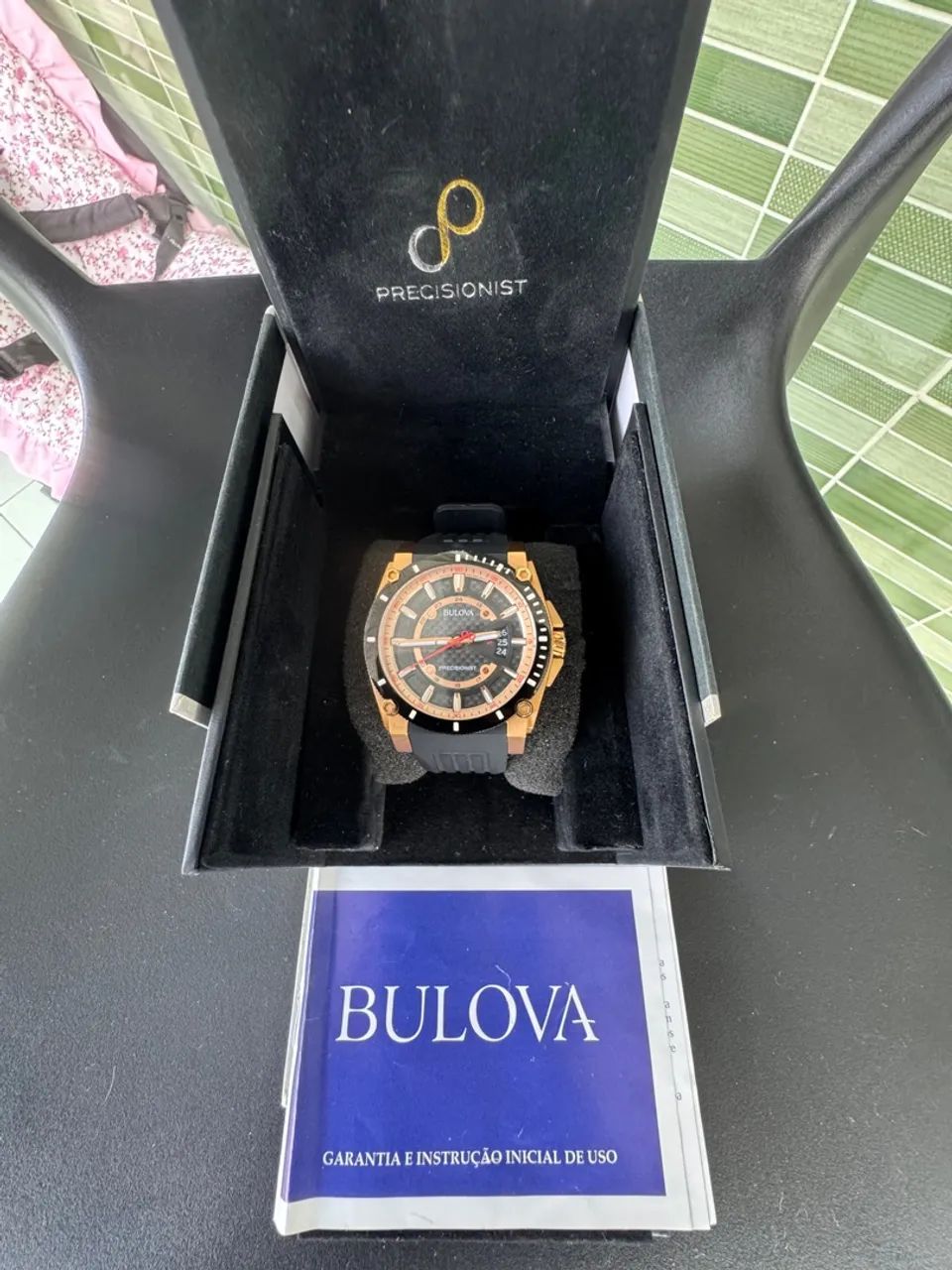 Bulova Precisionist 98B152v - RETIRANDO HOJE SAI 1.000,00 - Foto 2
