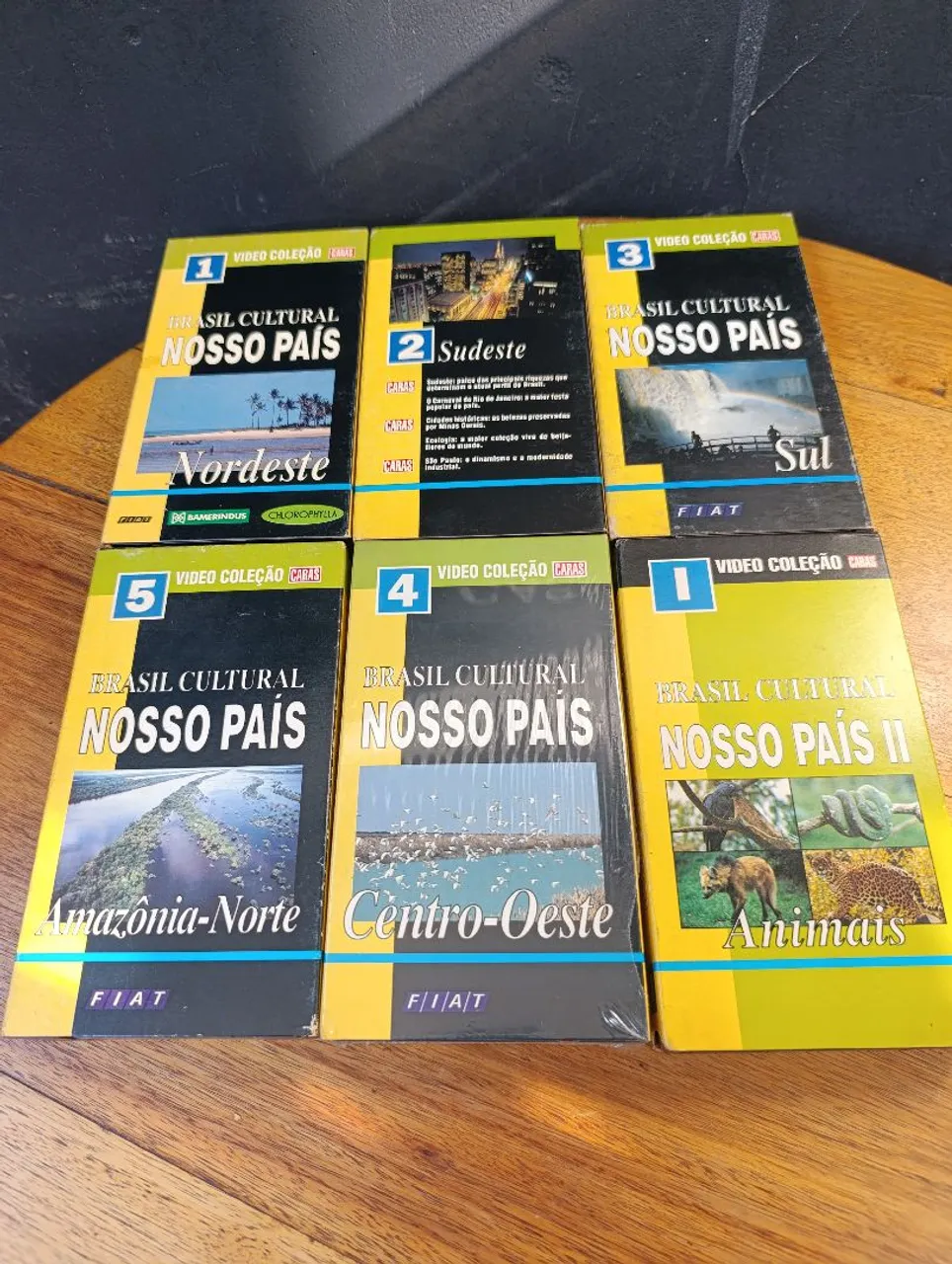 Vídeo Coleção VHS Brasil Cultural Nosso País Caras