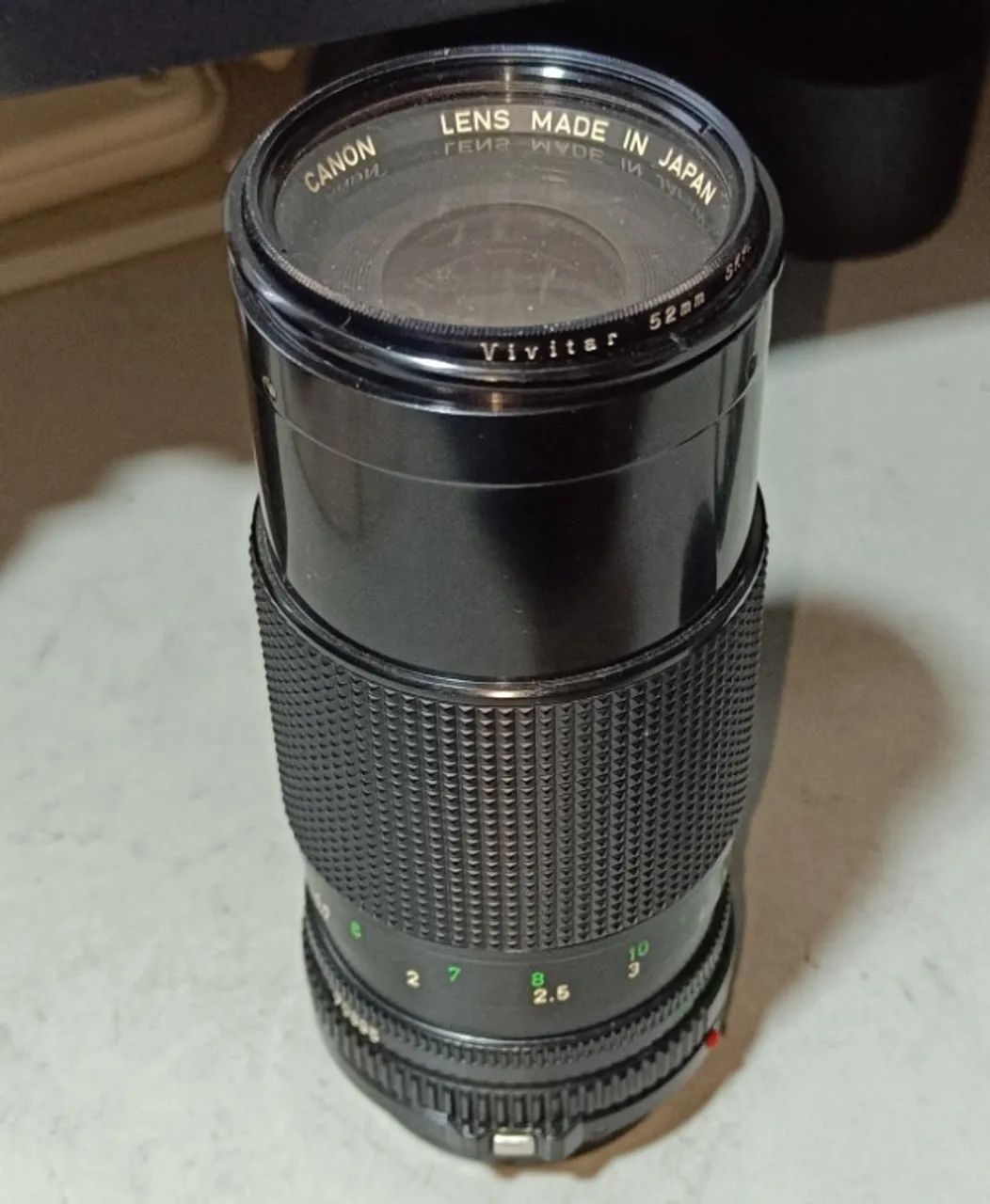 Lente De Zoom Canon Lens Fd 70 150mm F 4.5 Ótmo Estado - Foto 2