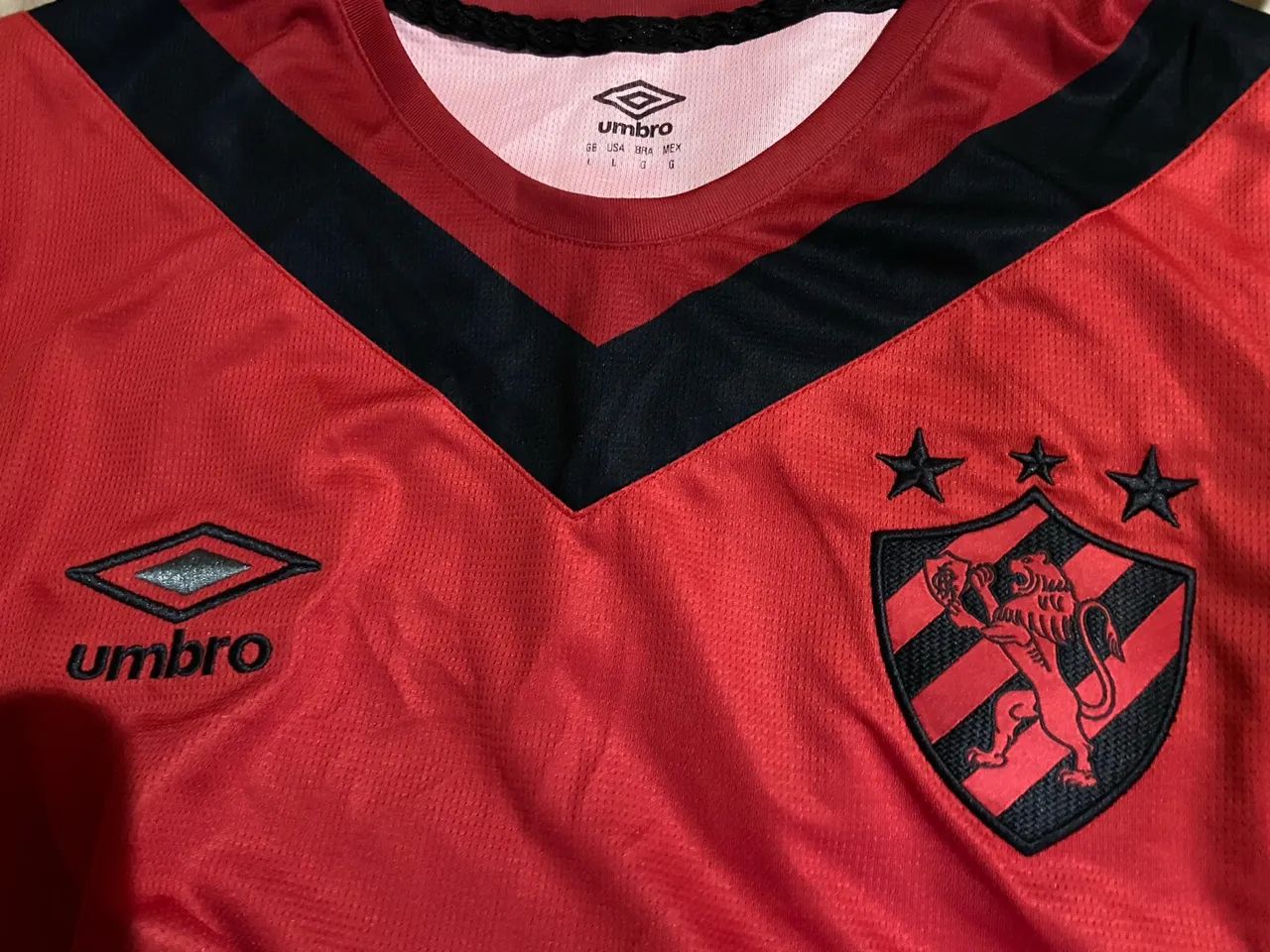 Camisa vermelha do Sport Recife, tamanho G, usada - Foto 6