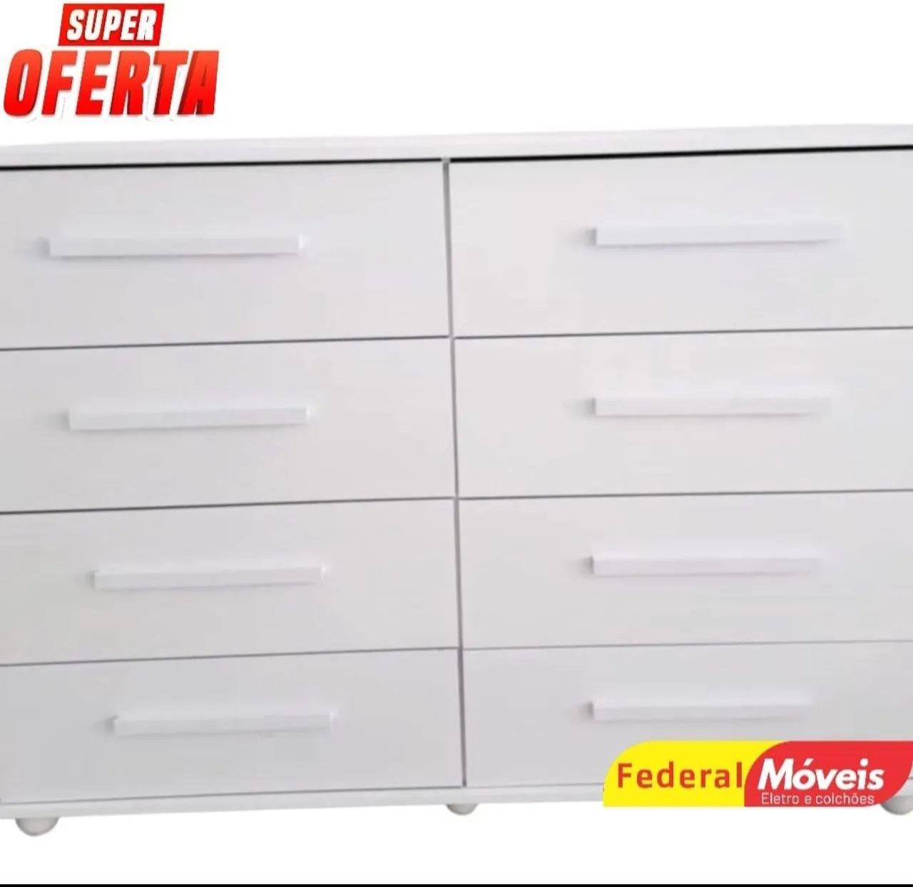 Cômoda com 8 Gavetas - Funcionalidade e Estilo em só Móvel!