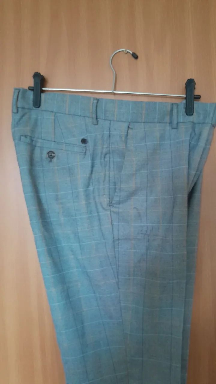 Calça social super skinny 
