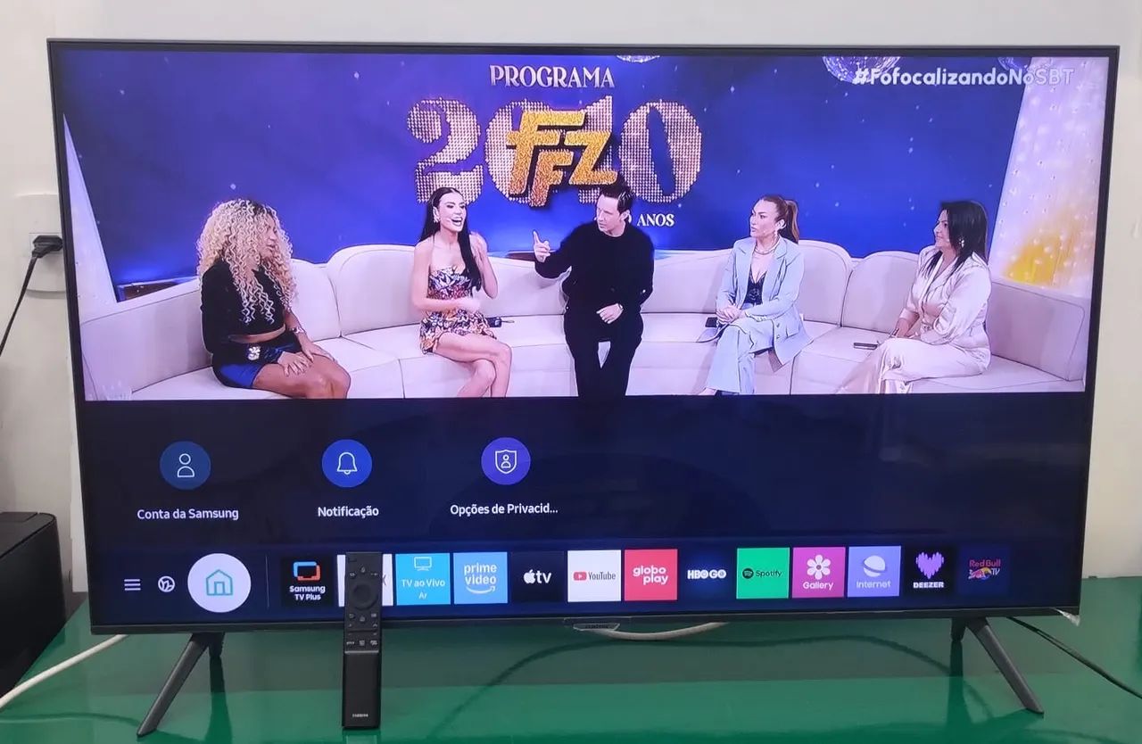 TV SMART SAMSUNG 43 POLEGADAS 4K BORDA INFINITA 