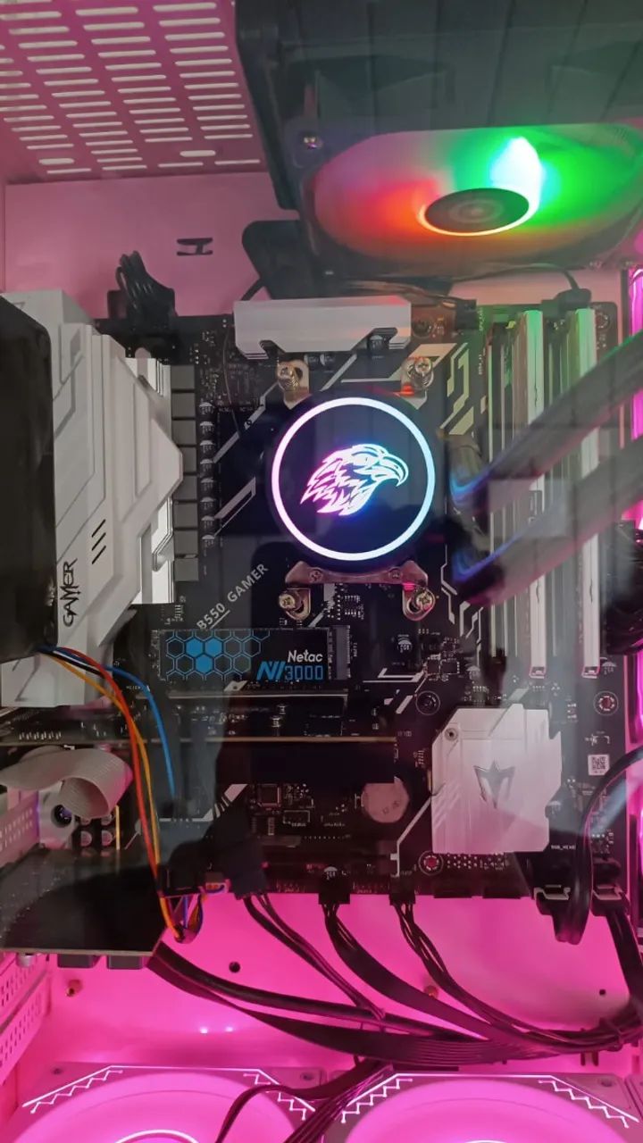 Placa-mãe Galaxy B550 GAMER em excelente estado - Foto 3