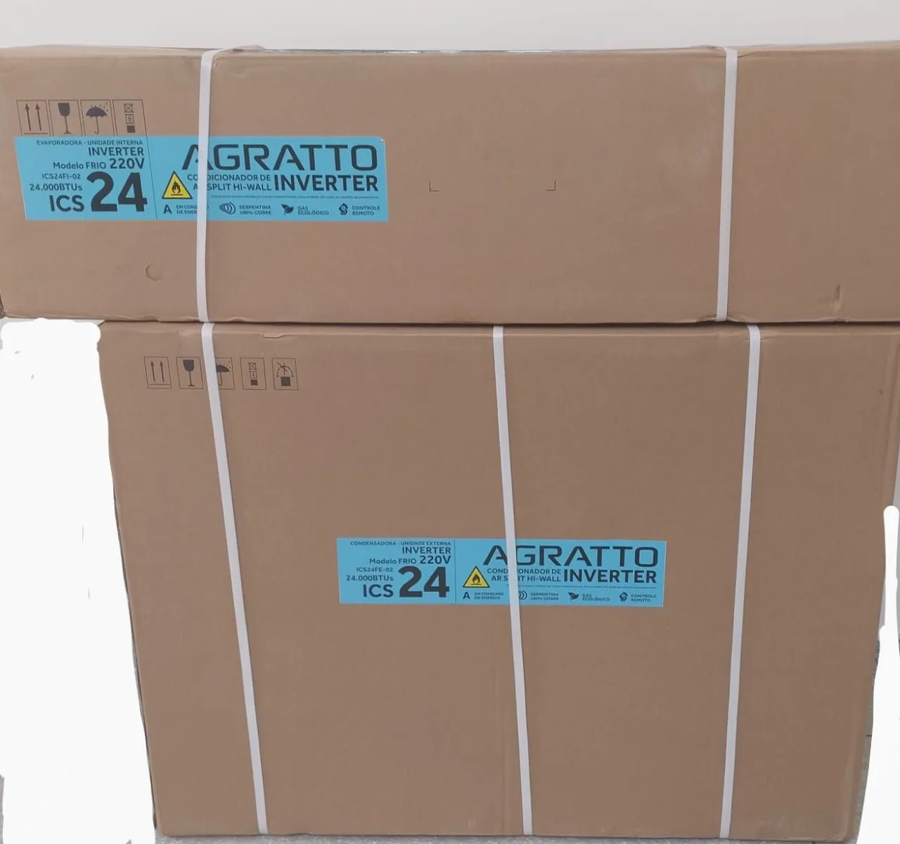 Ar Condicionado Split Inverter Agratto 24.000 BTUs 220V