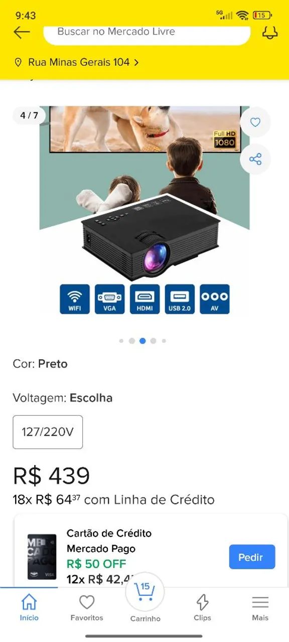 Projetor uc68 1800 lm - Foto 3