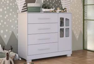 Comoda Charlo, 100% MDF - Peroba