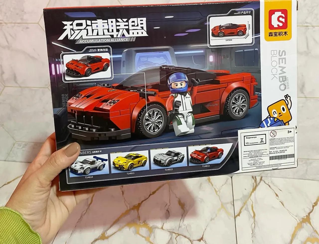 Bloco de montar estilo lego - 181 peças