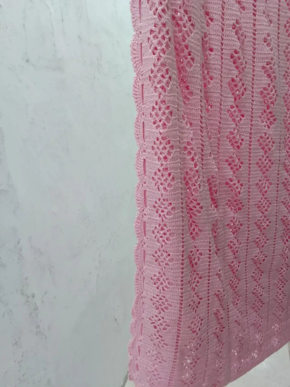 Colcha de casal em crochê 