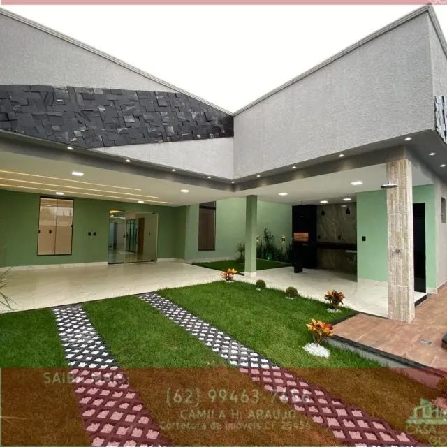  Venda de casa nova Setor Garavelo - Casa em Goiânia. - Foto 3