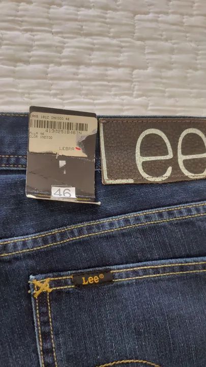 Calça Jeans Lee - 46 - Azul - Nova
