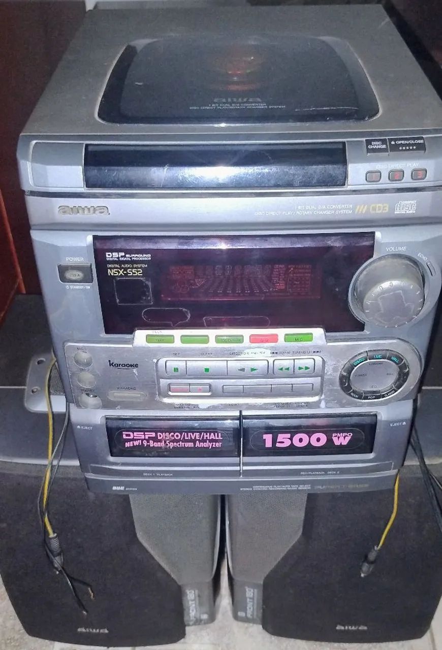 Som mini system aiwa 