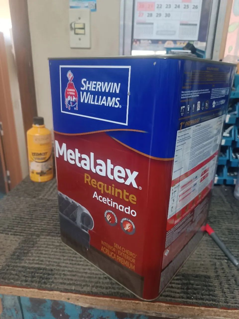 Tinta Sherwin Williams Metalatex Requinte Acetinado 16L - Foto 5