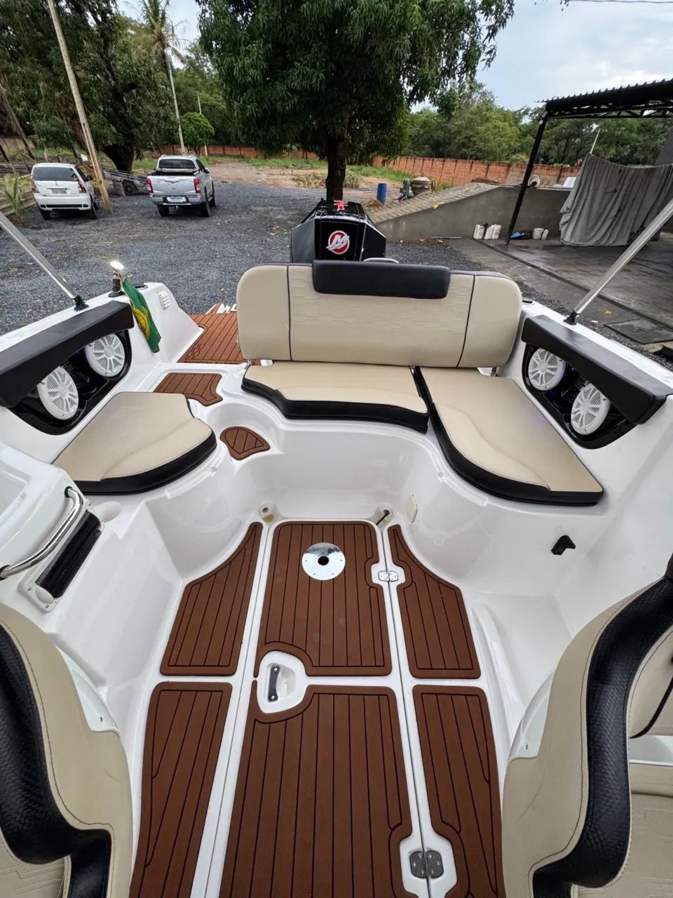 LANCHA FOCKER 212 MOTOR 175 HP MERCURY  PRO XS COM CARRETA RODOVIÁRIA RONDON - Foto 4