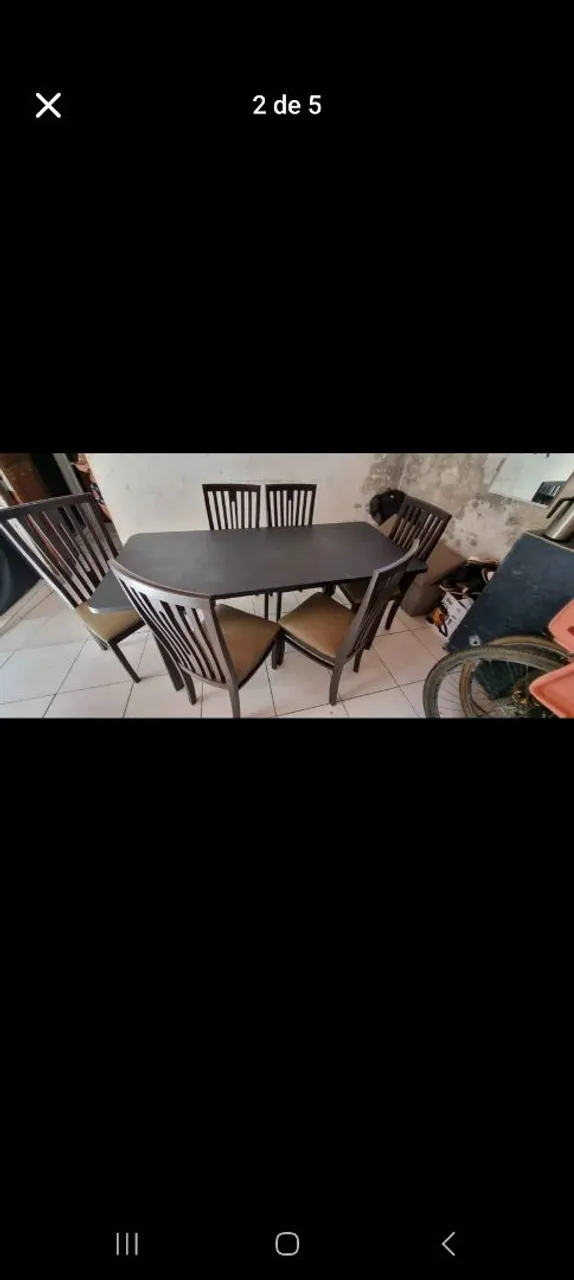 Conjunto de Mesa e Cadeiras para Jantar