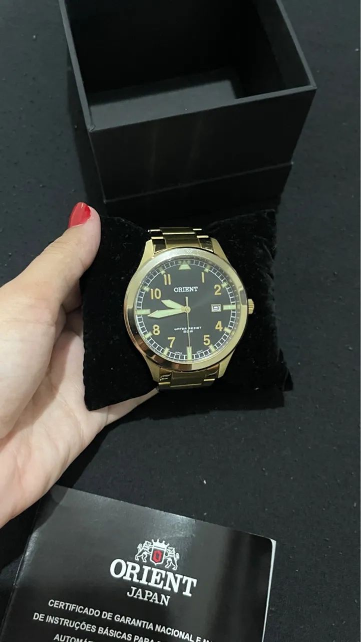 Relógio Orient Dourado - Elegância e Estilo - Foto 5