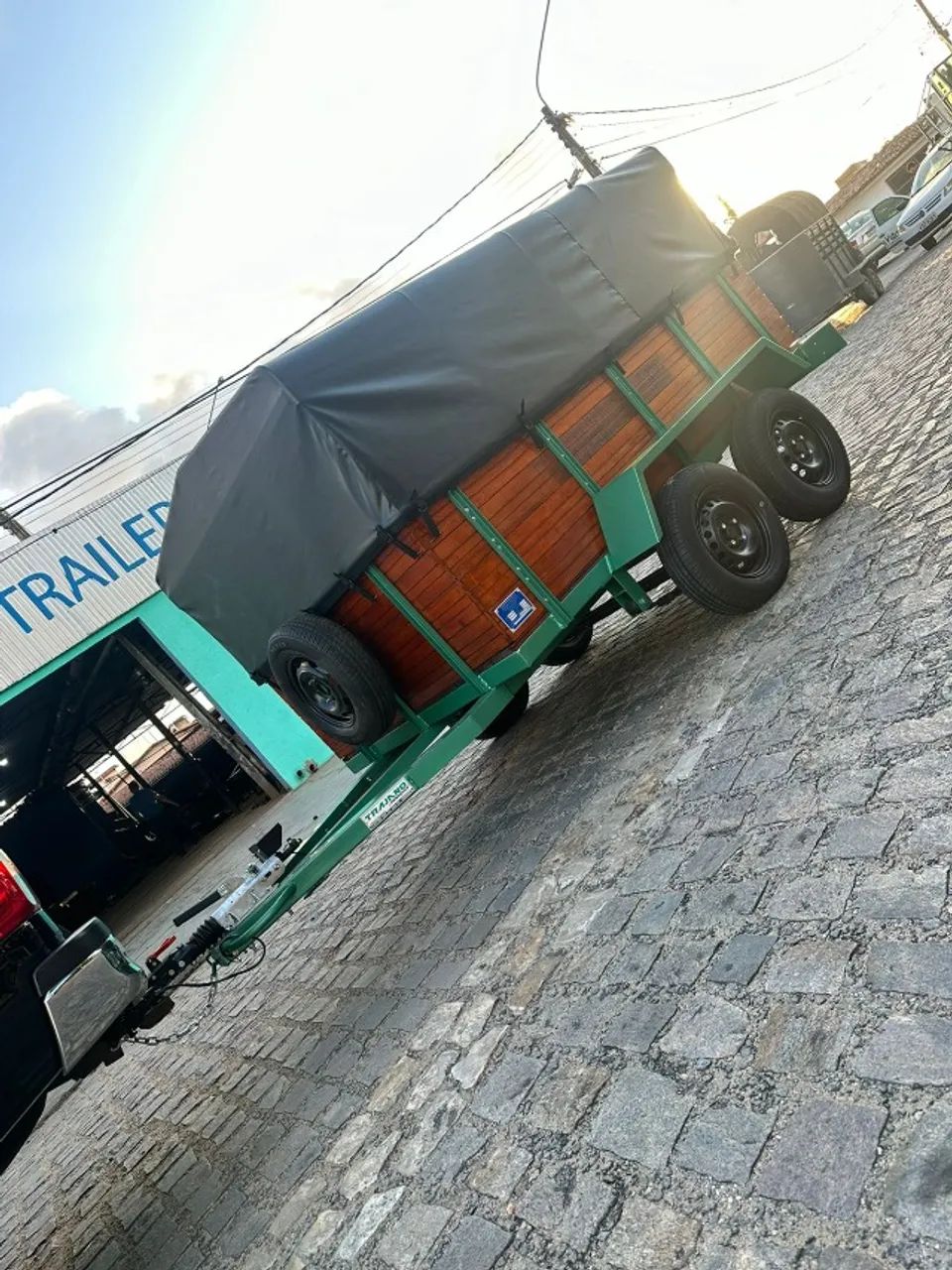 REBOQUE FAZENDINHA COM CAPOTA - Foto 4