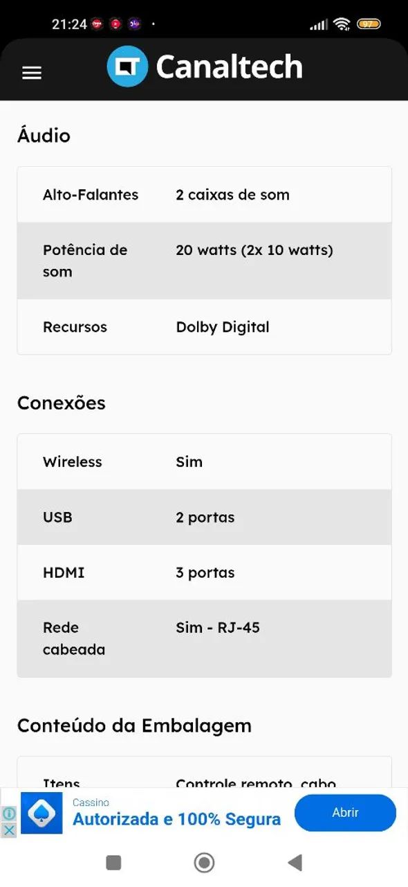 TV Philco Smart 4K 40 polegadas - Foto 5