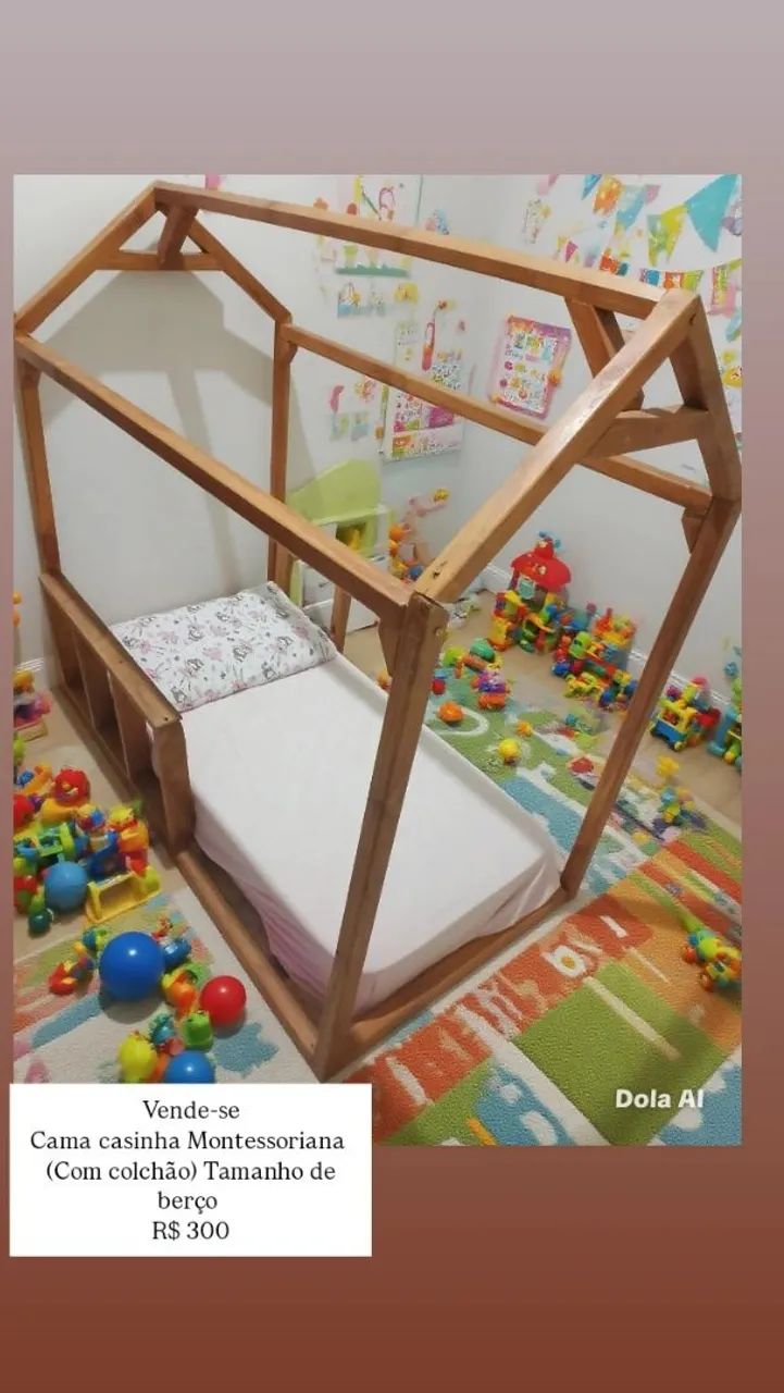 Cama Casinha Montessoriana 