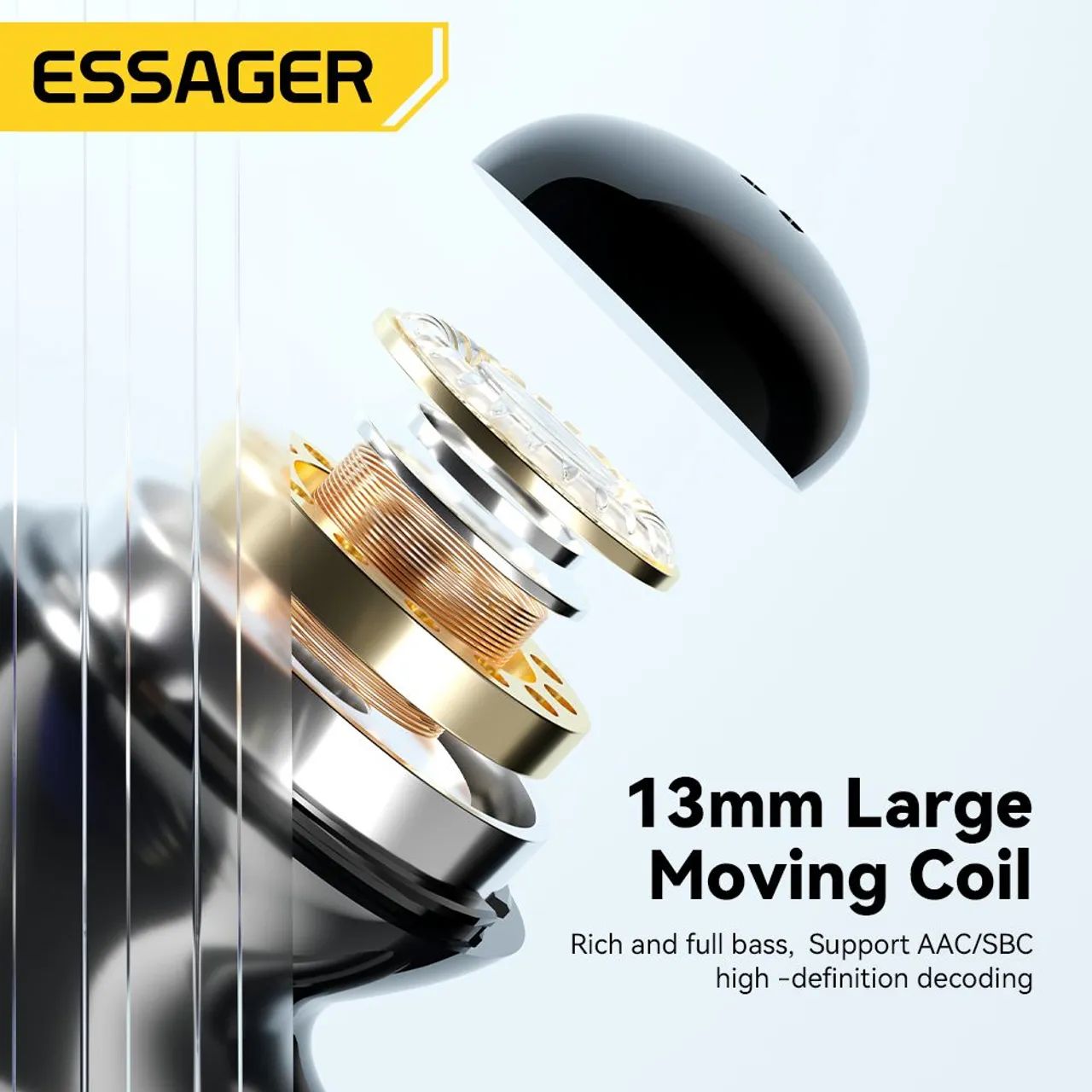 Fone de ouvido Essager 3.5mm com Microfone HD - Foto 3