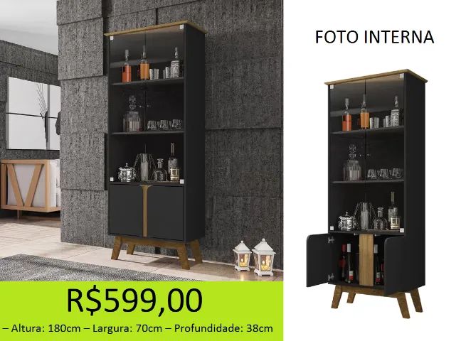Cristaleira a pronta entrega  - Foto 3