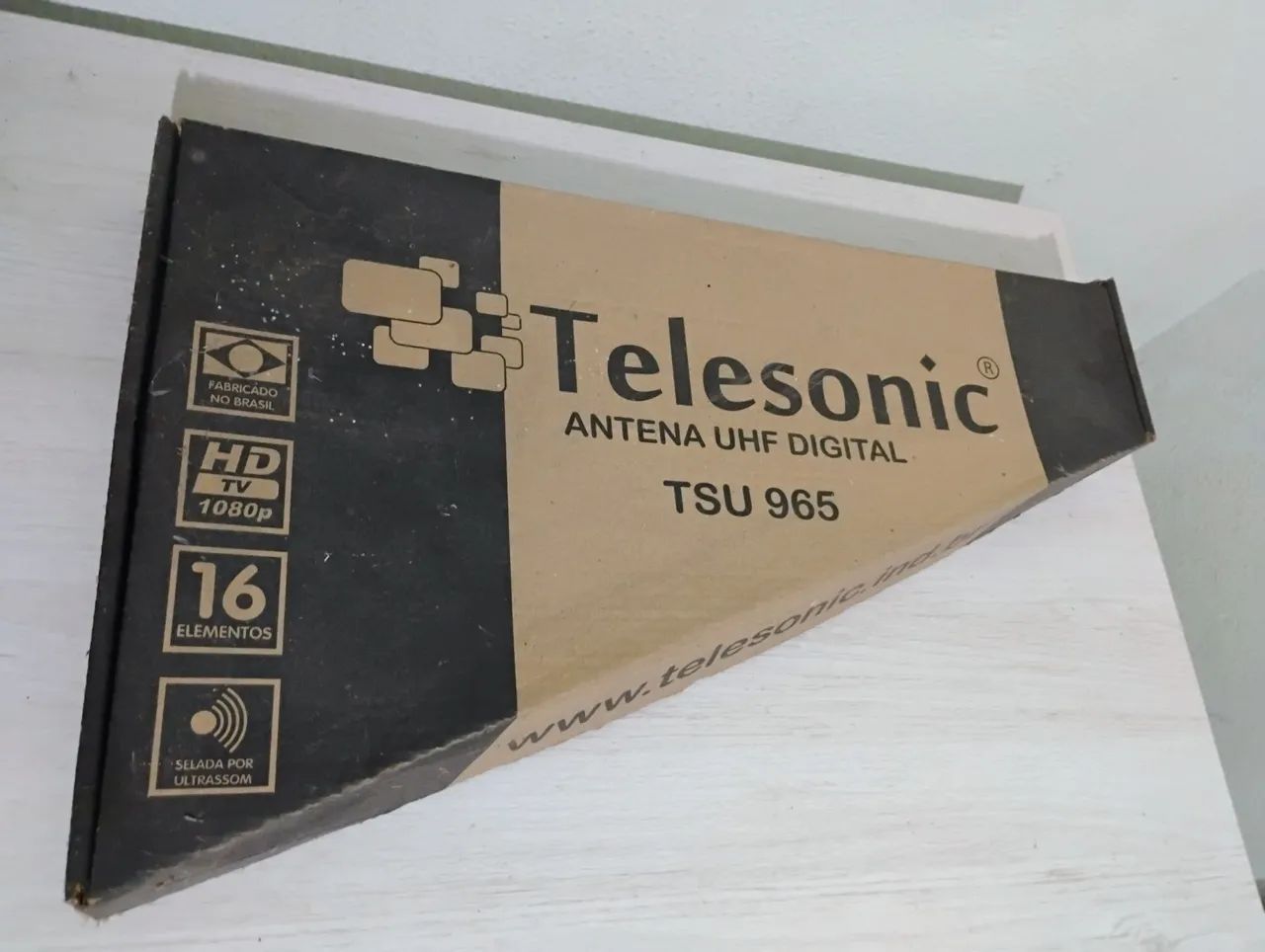Antena Telesonic TSU 965 - 16 Elementos - Digital - HD - Nova