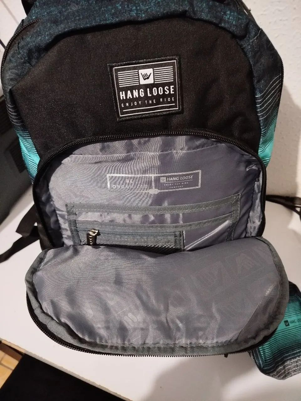 Mochila Escolar Azul com Compartimentos - Foto 3