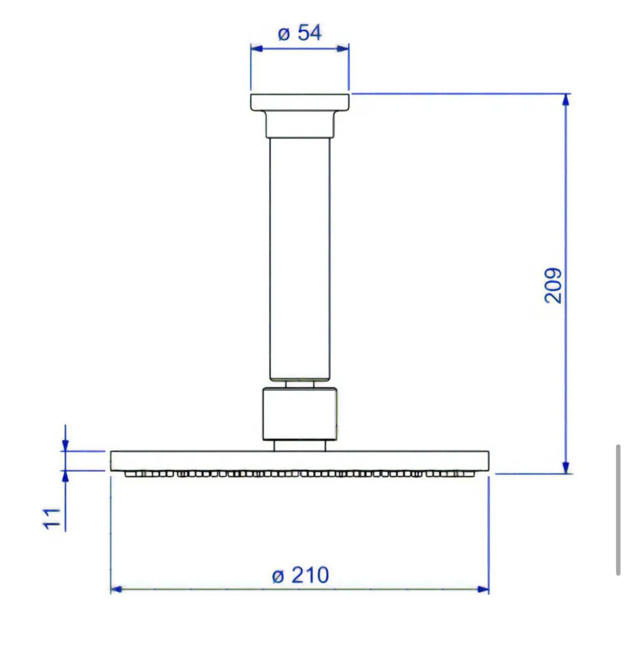 Chuveiro Deca Flex Max Redondo De Teto - Black Matte Preto Fosco - Foto 6