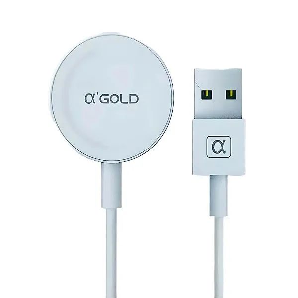 Carregador Magnético Indução para Relógio Smartwatch - ?'Gold - Foto 4
