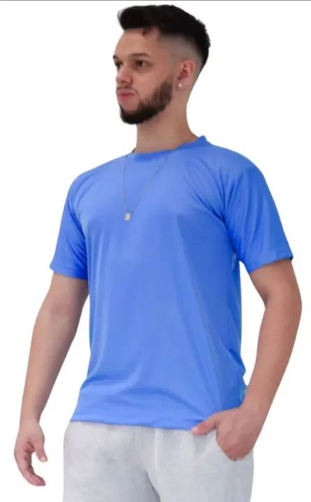 Camisas de Malha - 6 cores - Tamanhos P ao GG - Foto 2