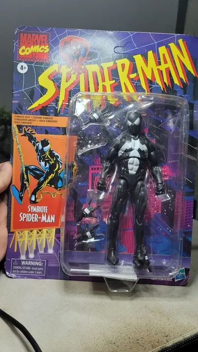 SpiderMan Black Suit Marvel Legends (Bootleg)Homem Aranha