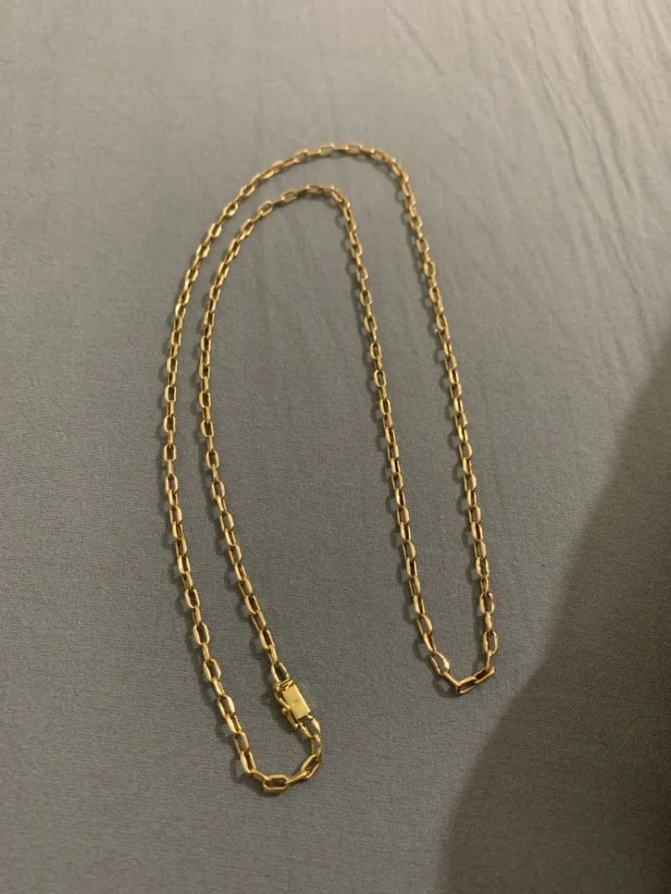 Corrente cadeado ouro 18k