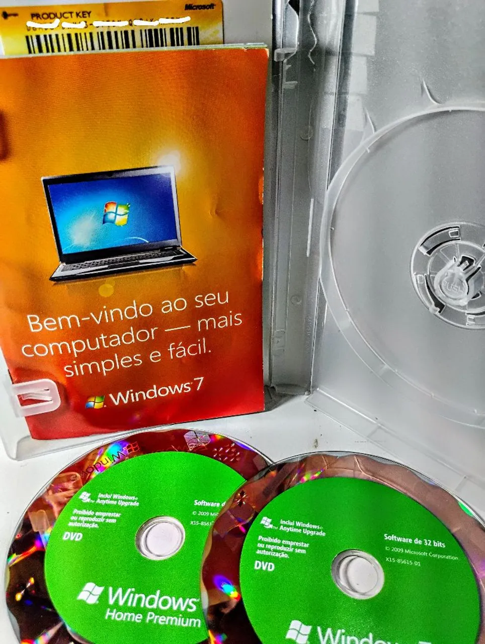 Win7 2 Dvds. Home Premium.