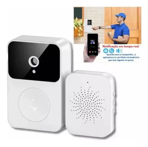 Campainha sem fio com câmera 