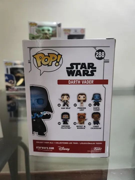 Darth Vader eletrocutado Funko Pop 288  - Foto 4