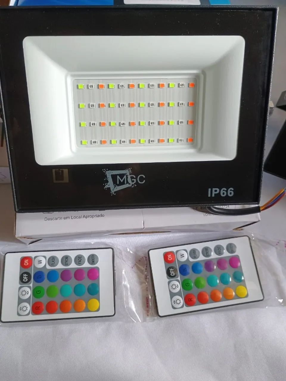 refletor de led rgb 100w - Foto 3