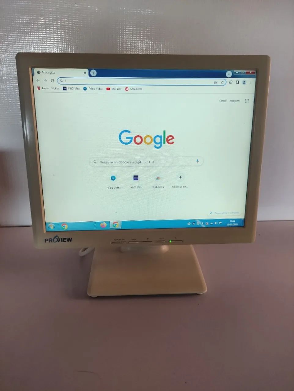 Monitor Cristal Liquido Proview Uk-513 15pol Vga -Funciona(Usado) - Foto 4