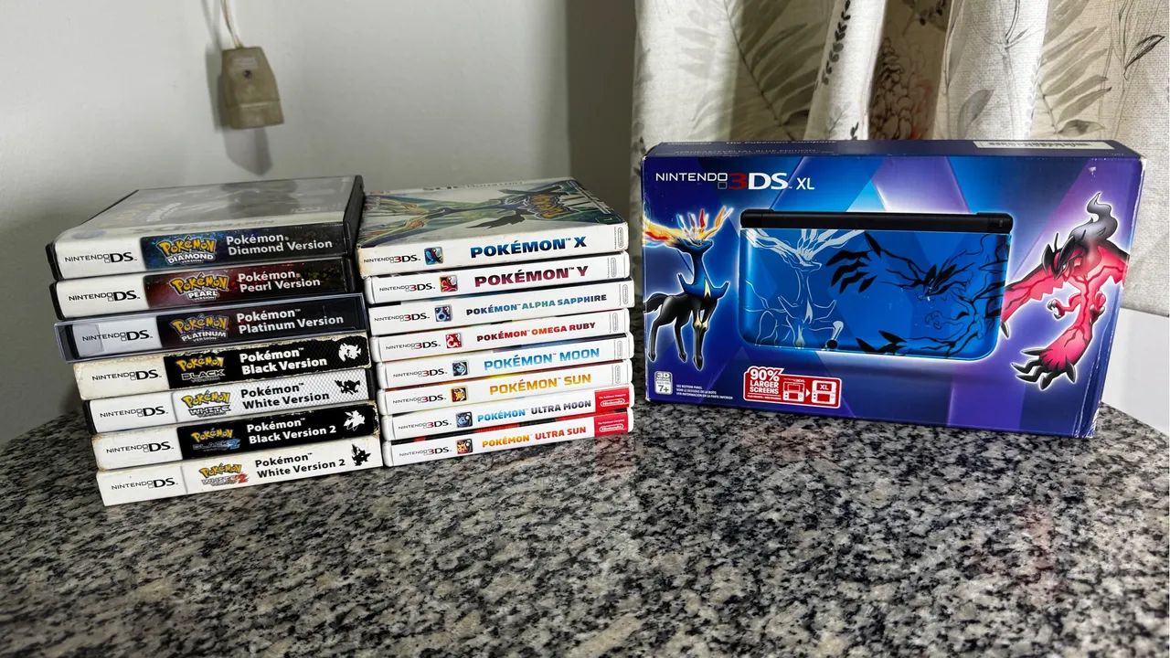 Coleção Pokemon Ds e 3Ds