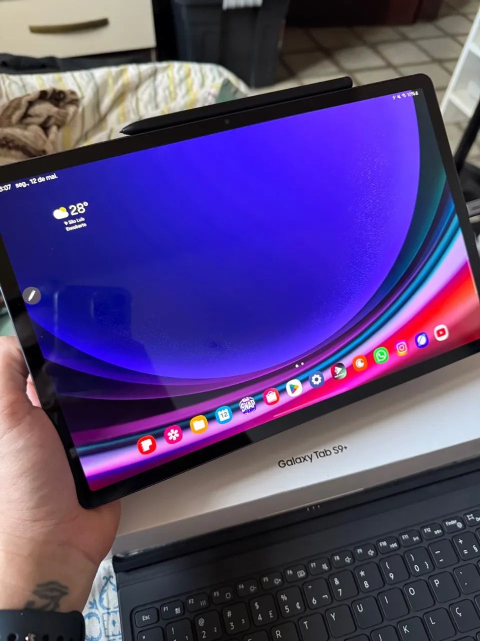 Galaxy Tab S9 Plus (LEIA A DESCRIÇÃO)