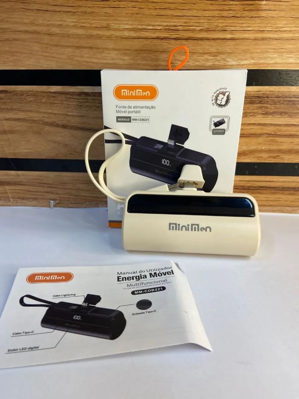 Carregador Portátil Mini Power Bank 8300 mAh - Foto 3
