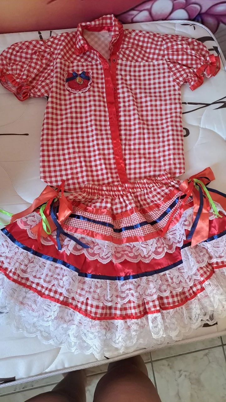 Conjunto de Festa Junina Infantil