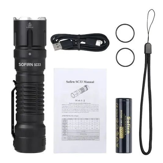 Lanterna Sofirn Sc33 Potente Led De 5200 Lúmens