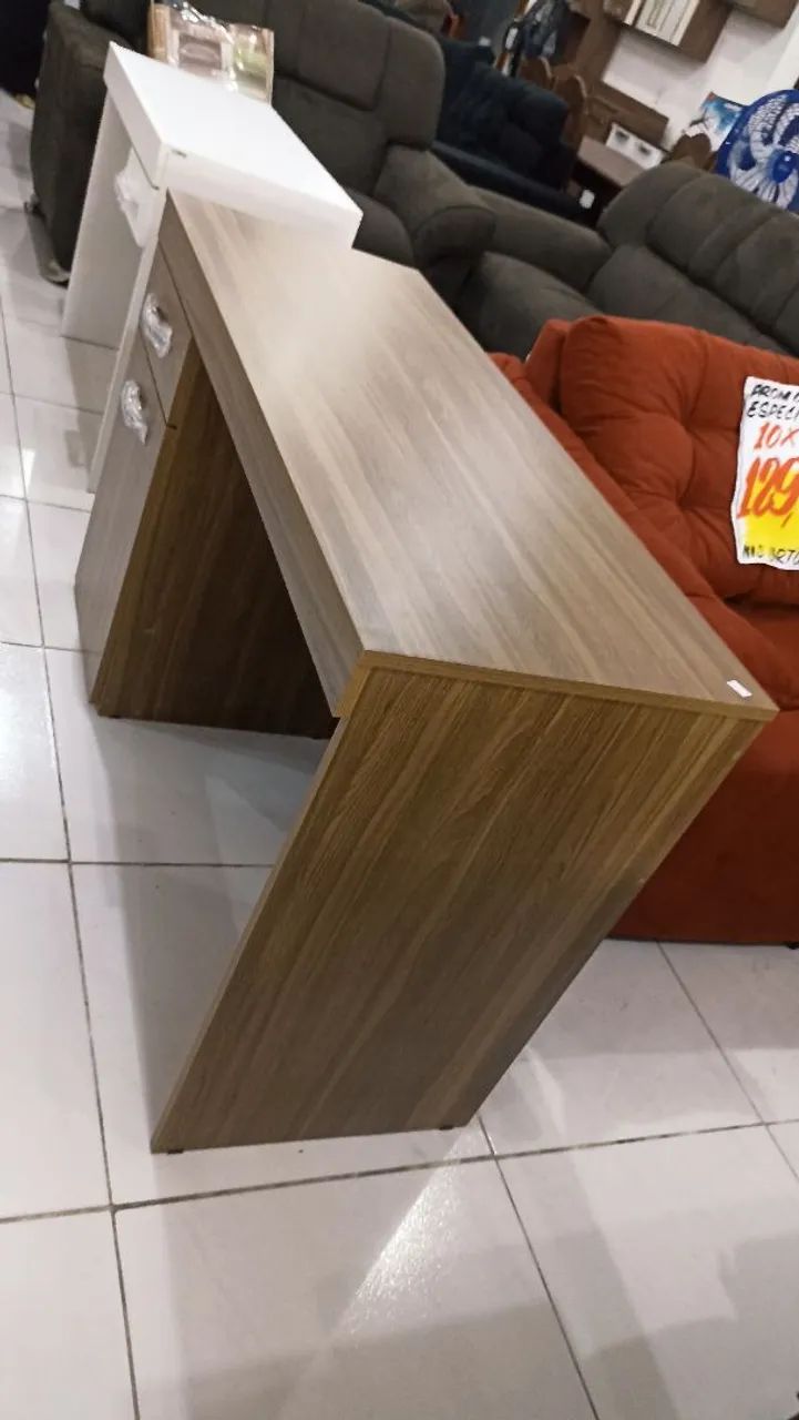 Escrivaninha Moderna com Gaveta-Entrega Grátis! - Foto 2
