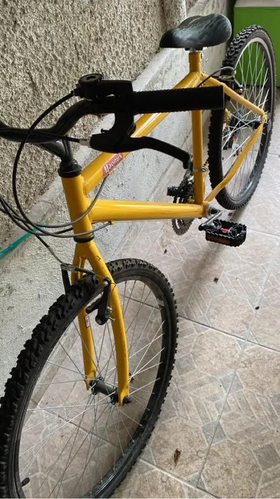 Bicicleta aro 26 - e Amarela - Foto 2
