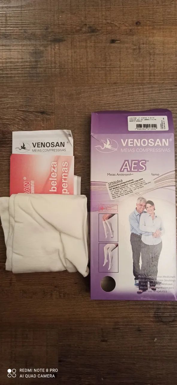 meia compressiva hospitalar marca venosan