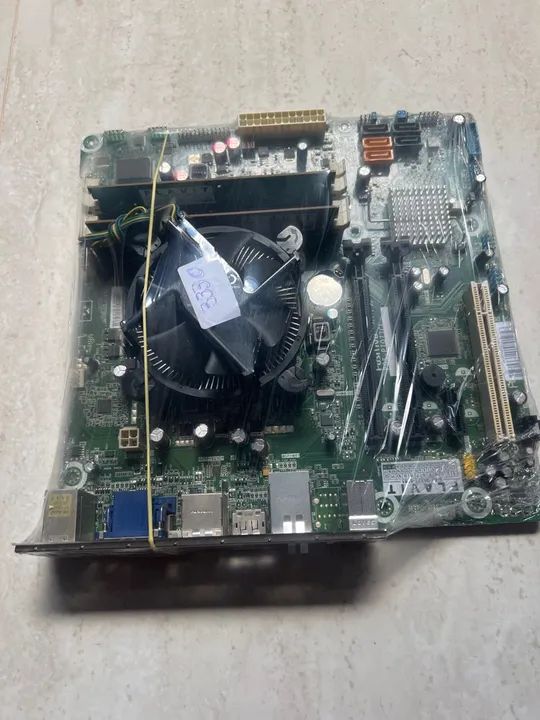 Kit placa mãe + processador i3-2120 + memória 4gb + espelho + cooler