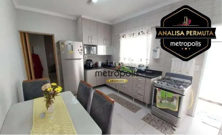Sobrado à venda, 125 m² por R$ 554.000,00 - Vila Homero Thon - Santo André/SP
